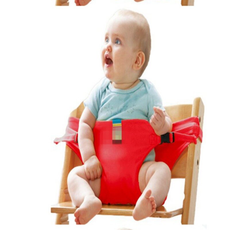 Ремень безопасности для детского стула, портативное сиденье для обеда, эластичное крепление на стул для кормления, детское бустер-сиденье