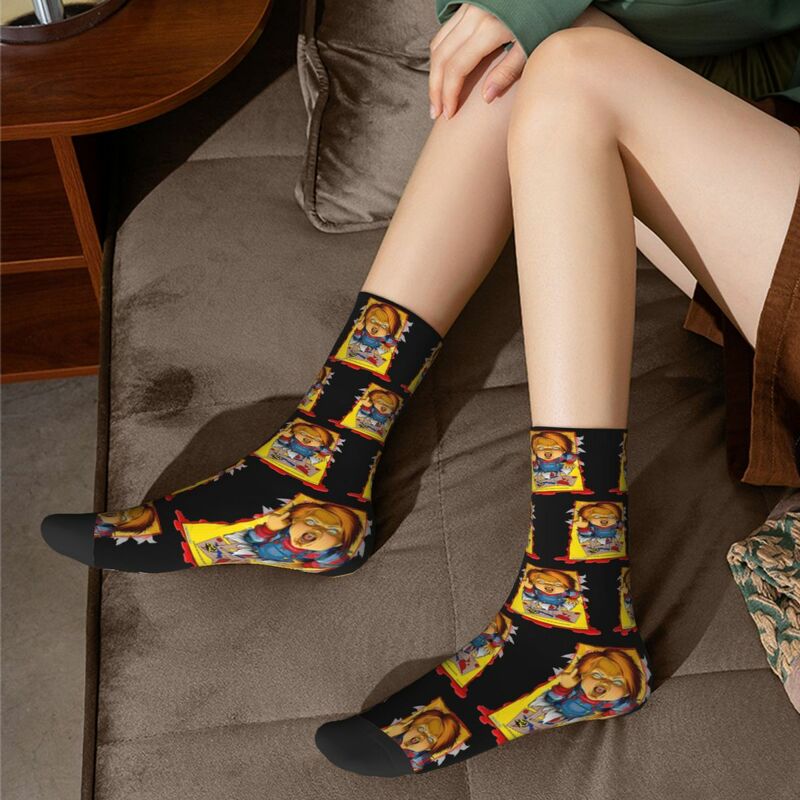 Женские носки в стиле Харадзюку, супер мягкие чулки, всесезонные длинные носки, аксессуары для подарка на день рождения унисекс