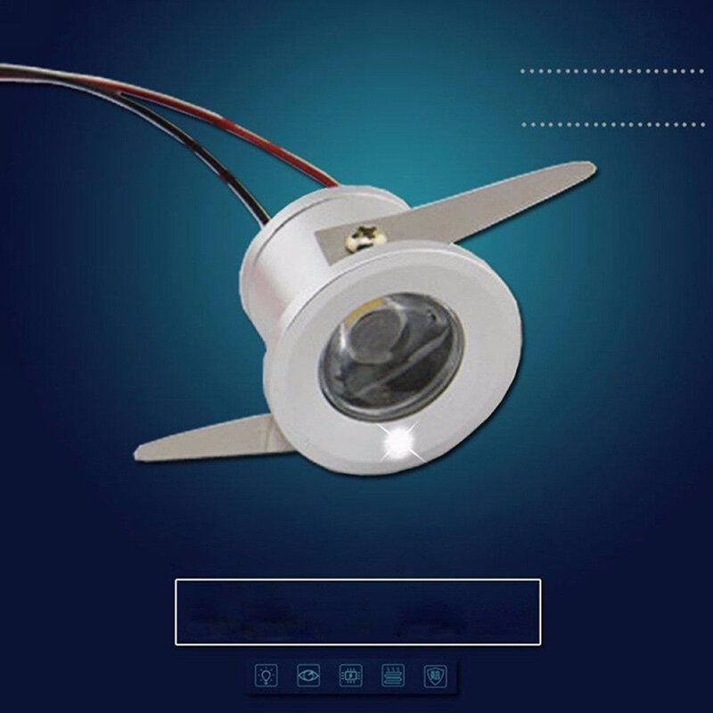 1/3W Recessed Mini Spotlight Lamp Ceiling Mounted LED Downlight Ceiling Light