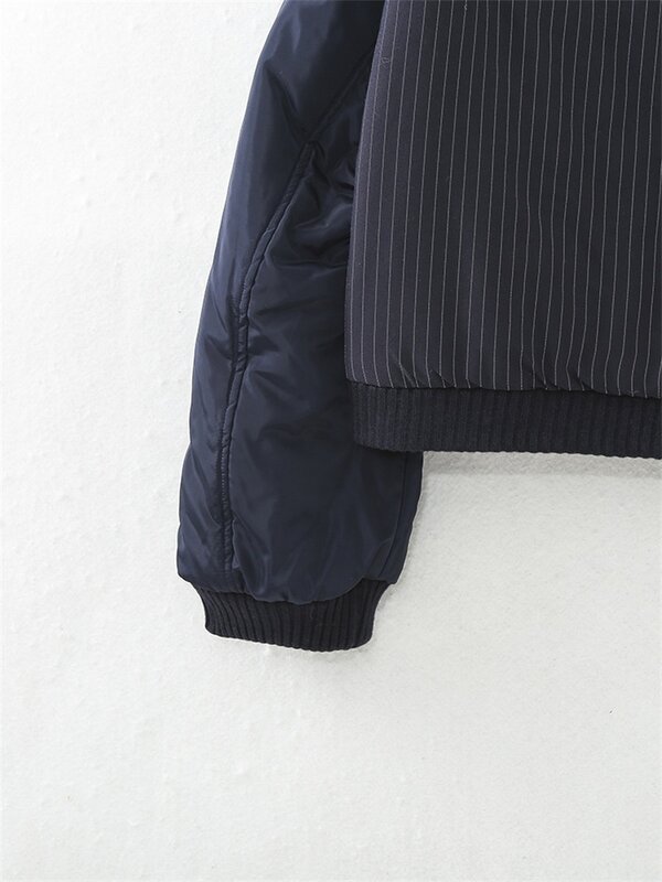여성용 얇은 지퍼 코튼 패딩 의류, 비즈니스 작업복 재킷, 캐주얼 핫 걸 코트, 겨울