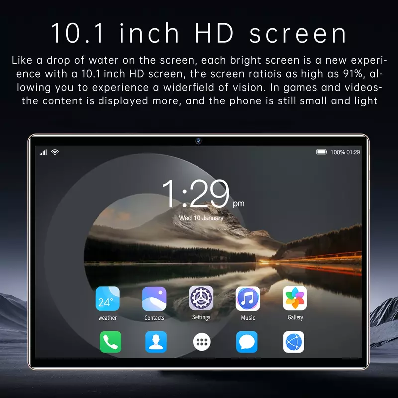 Nieuwe Tablet Pad Pro 12Gb Ram 512Gb Rom 10.1 Inch Hd Display Android 12 4G/5G Dual Sim Kaartsleuf 8000Mah Batterij Originele Tablets