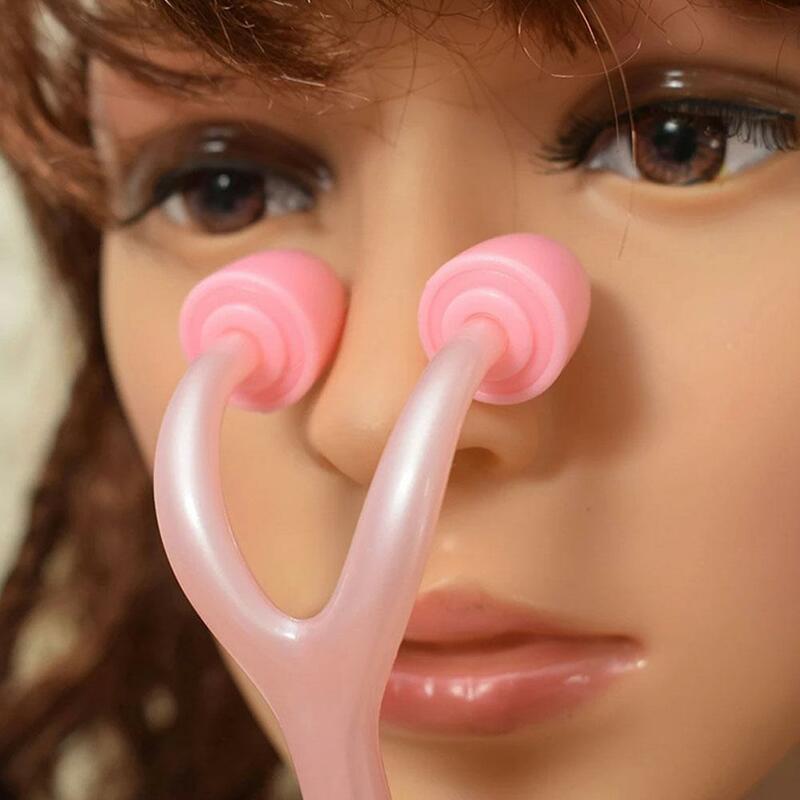 Naso Shaper Lifter Clip rullo per modellare il naso bordo liscio che stringe la Clip del naso massaggiatore portatile per modellare il naso raschiatura della pelle