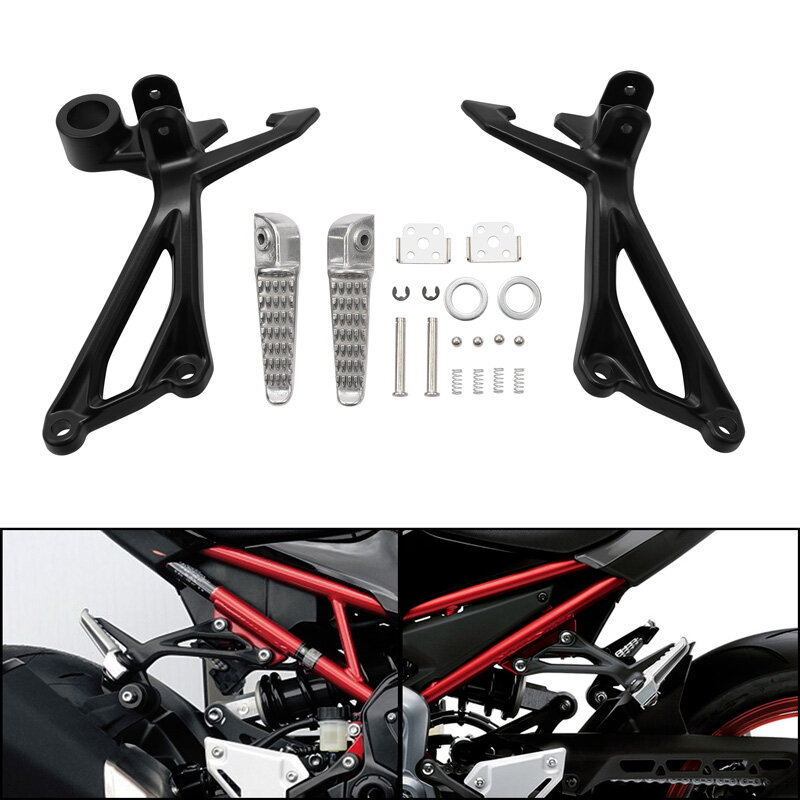 Подножки для заднего пассажирского мотоцикла, подножки для Kawasaki Z900 2017-2023 Z900 SE 2022-2023