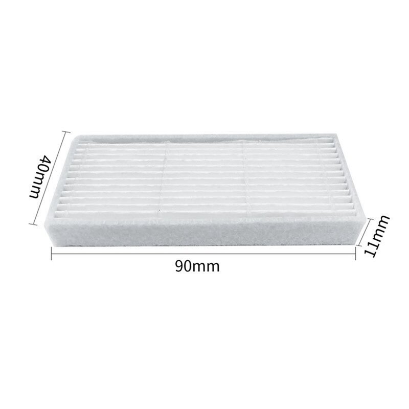 For Midea I2 VCR03 Spare Parts Home Accessories Hepa Filter Side Brush Mop Rag Kit Sweeping Robot Vacuum Cleaner