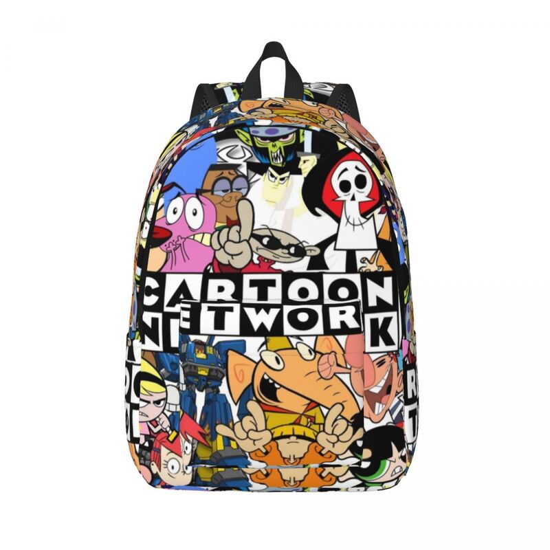 Мультяшный сетевой рюкзак для учеников начальной и старшей школы, рюкзак для книг, спортивный рюкзак для подростков