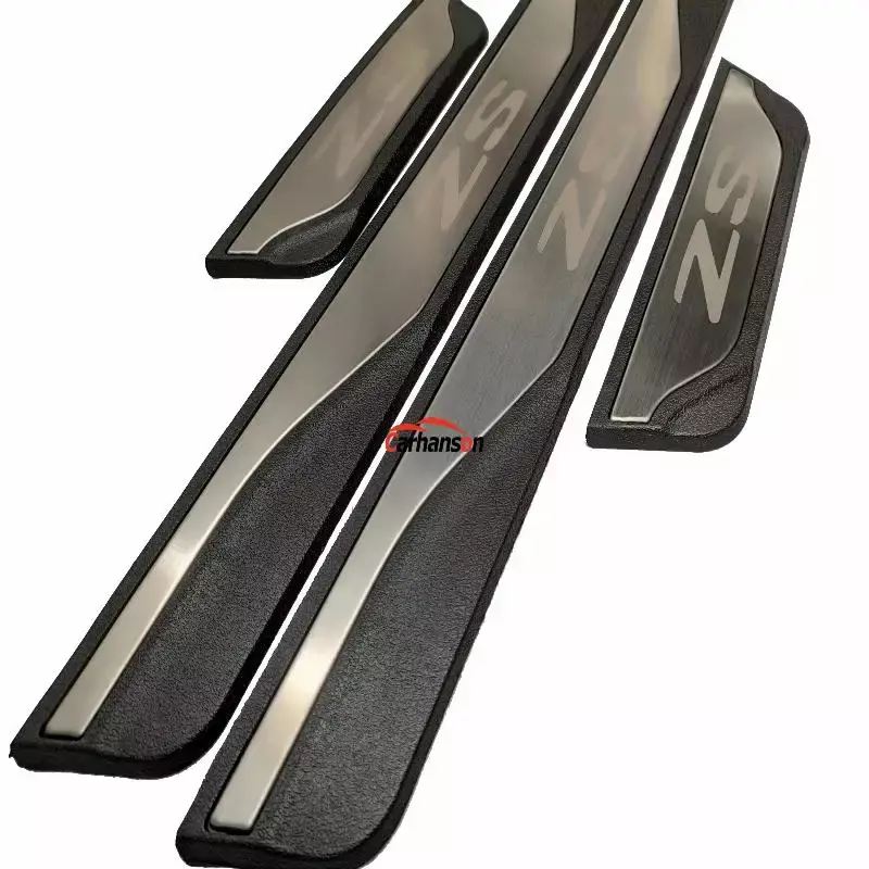 Car Door Sill Scuff Plate Trim For MG ZS EV EZS ZST 2016 2020 2021 Threshold Auto Protector Stickers Accessories 2022 2023 2024