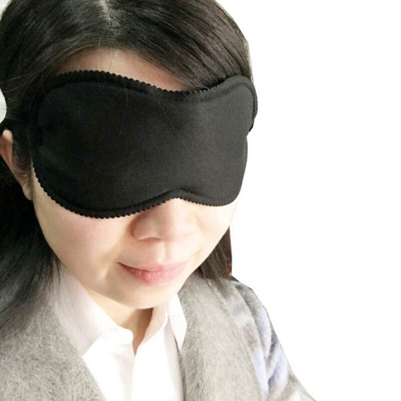 Masker Mata Lembut Portabel Penutup Penutup Mata untuk Tidur Cepat Hitam Masker Penutup Mata Wanita Pria Penutup Mata untuk Tidur dan Tidur