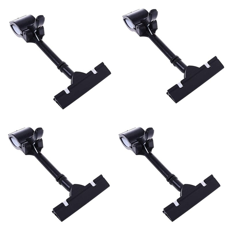 10PCS Adjustable Plastic Sign Holder,Clip-On Style Double Head Display Clips Rotating Reuse Sign Price Tag For Store