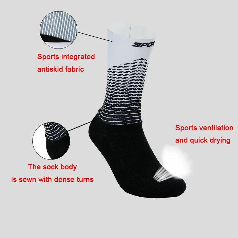 New Women Bicycle Outdoor Road Socks Socks Men Cycling 2023 Brand Racing Bike Compression Sport Socks Calcetines Ciclismo