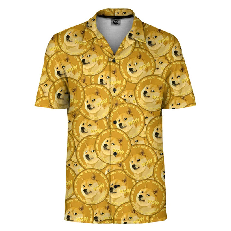 Sudadera con capucha con estampado de meme Shiba Inu Doge Kabosu para hombre, suéter divertido con estampado de perro, sudadera con cremallera informal Unisex, camiseta de moda