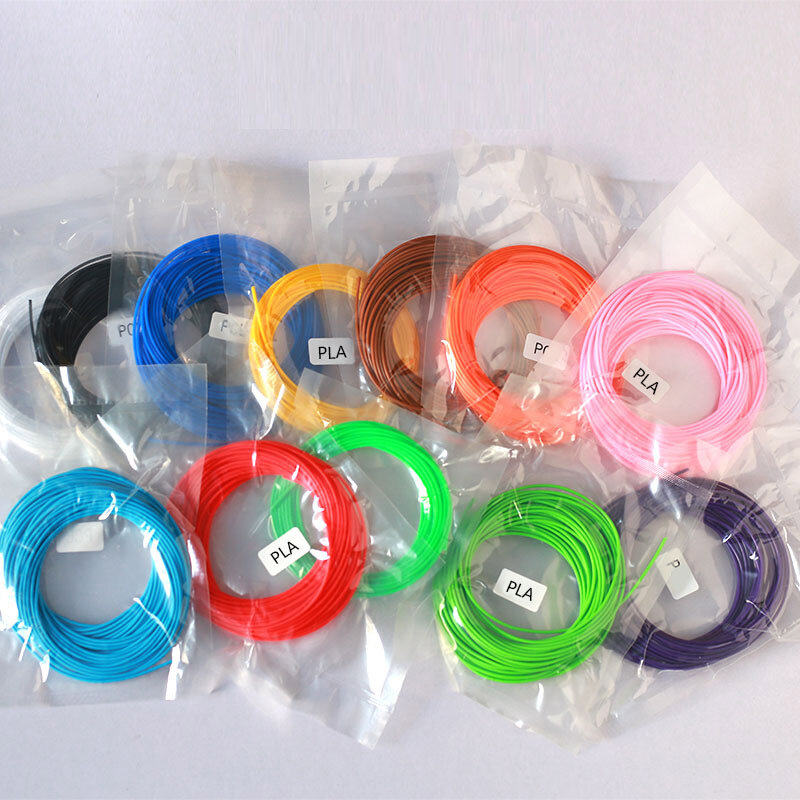 Filamento PLA/PCL/ABS per penna 3D diametro 1.75mm plastica, colori vivaci, colori non ripetitivi, non ripetitivi per l'ambiente