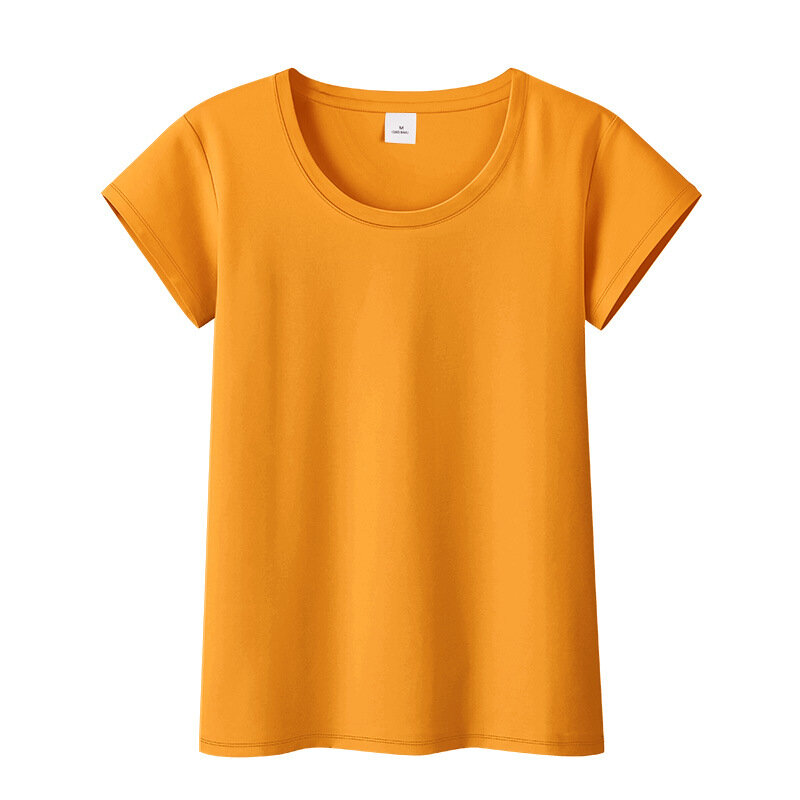 女性用半袖コットンTシャツ,女性用Tシャツ2022