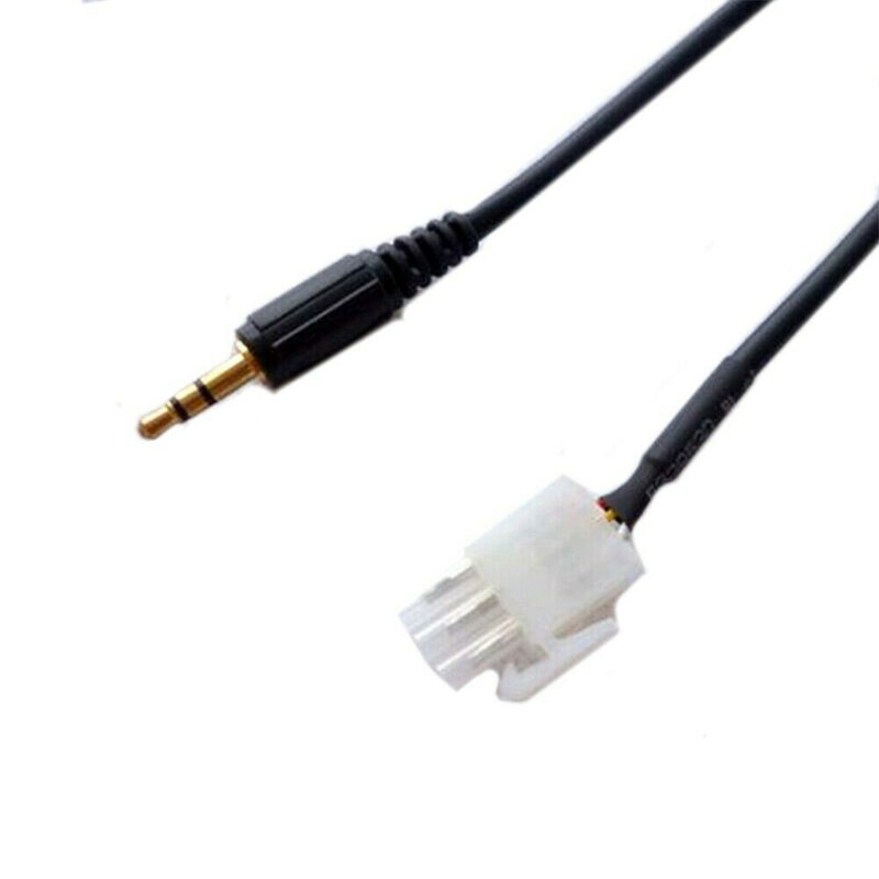 Kabel adaptor AUX sepeda motor, kabel Audio adaptor Aux 3.5MM, kabel bantu 1 buah panjang kabel 1.5m kawat tembaga
