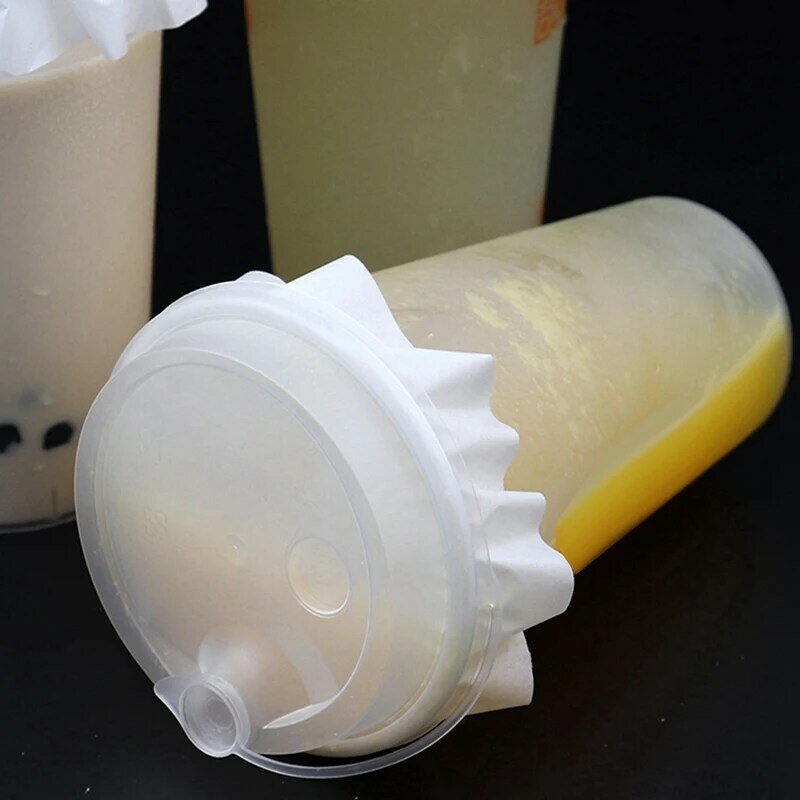 Película de papel de sellado para taza de piezas, papel desechable a prueba de fugas para embalaje de café, té, leche y bebida, 500