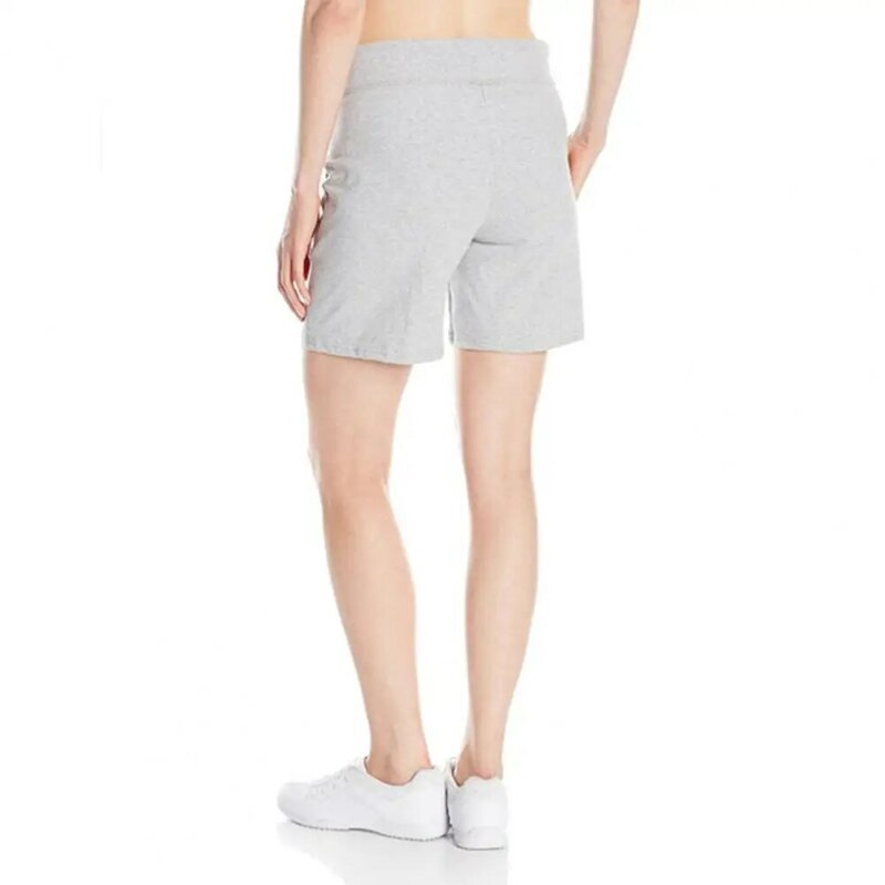 Pantalones cortos con bolsillo para mujer, Shorts elegantes de verano con cordón en la cintura, bolsillos laterales, ajustados, para Yoga, trotar y gimnasio