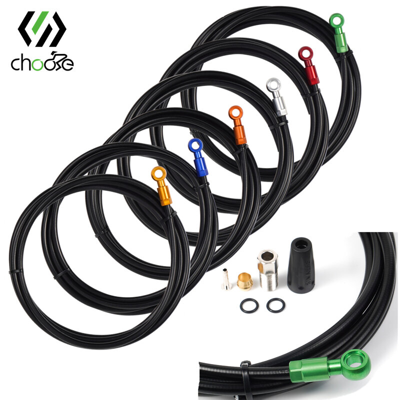Kit de Cable de freno hidráulico para bicicleta CNC, tubo de frenos de aceite de bicicleta para SHIMANO SLX XT XTR DEPRE BH90 BH59, accesorios de manguera de freno, 5mm x 2M