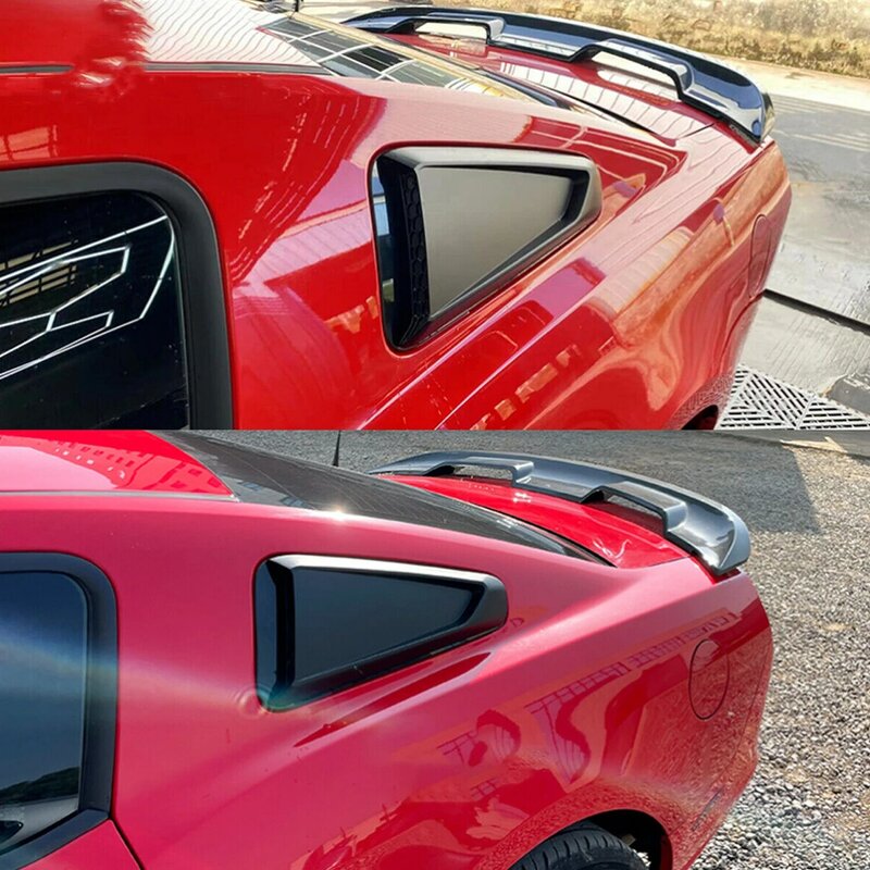 Spoiler posteriore compatibile con 2010-2014 Ford Mustang GT500 posteriore tronco Spoiler ricambi Auto nero 2010 2012 2013 2014