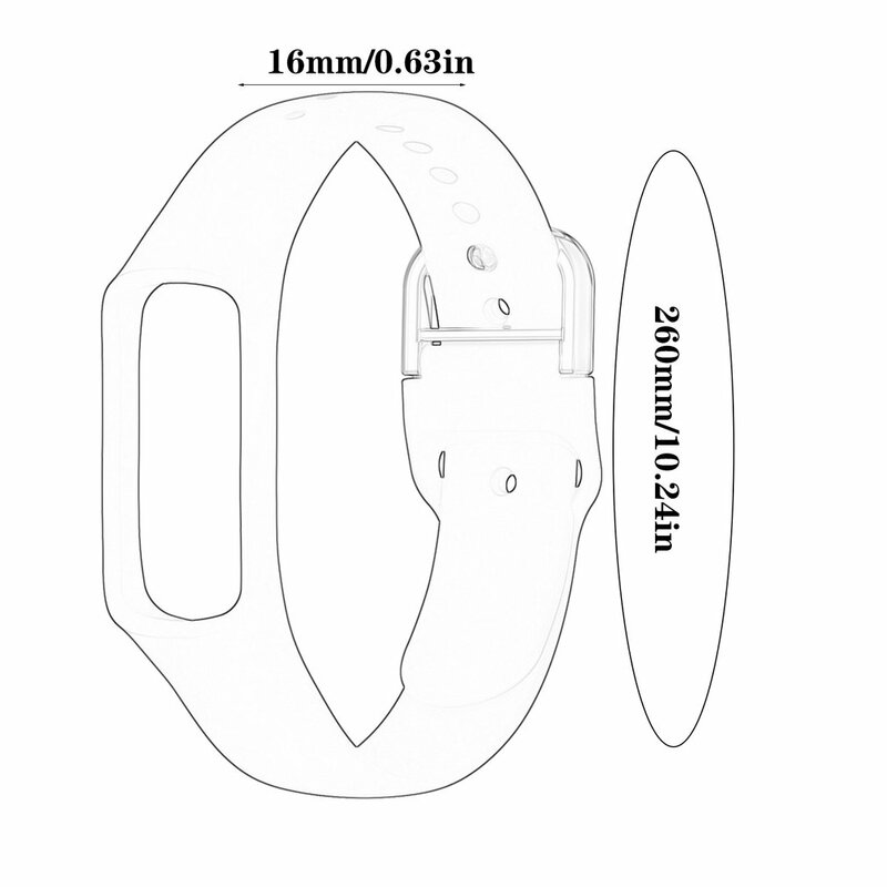 Ремешок сменный для смарт-часов, спортивный браслет с официальным рисунком и пряжкой для Samsung Galaxy Fit E R375, быстрая доставка