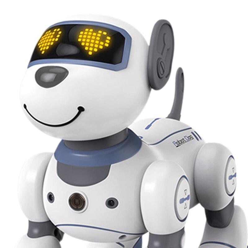 Robot inteligente con Control remoto inalámbrico para niños y bebés, juguetes interactivos para cachorros y perros, juego robótico para mascotas
