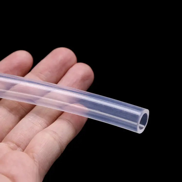 Mangueira de borracha de silicone transparente clara, tubo flexível Nontoxic, produto comestível, identificação 0.51mm, 2mm, 3mm, 4mm, 5mm, 6mm, 7mm, 8mm, 9 milímetros, 10 milímetros, 12 milímetros, 1 m, 5 m