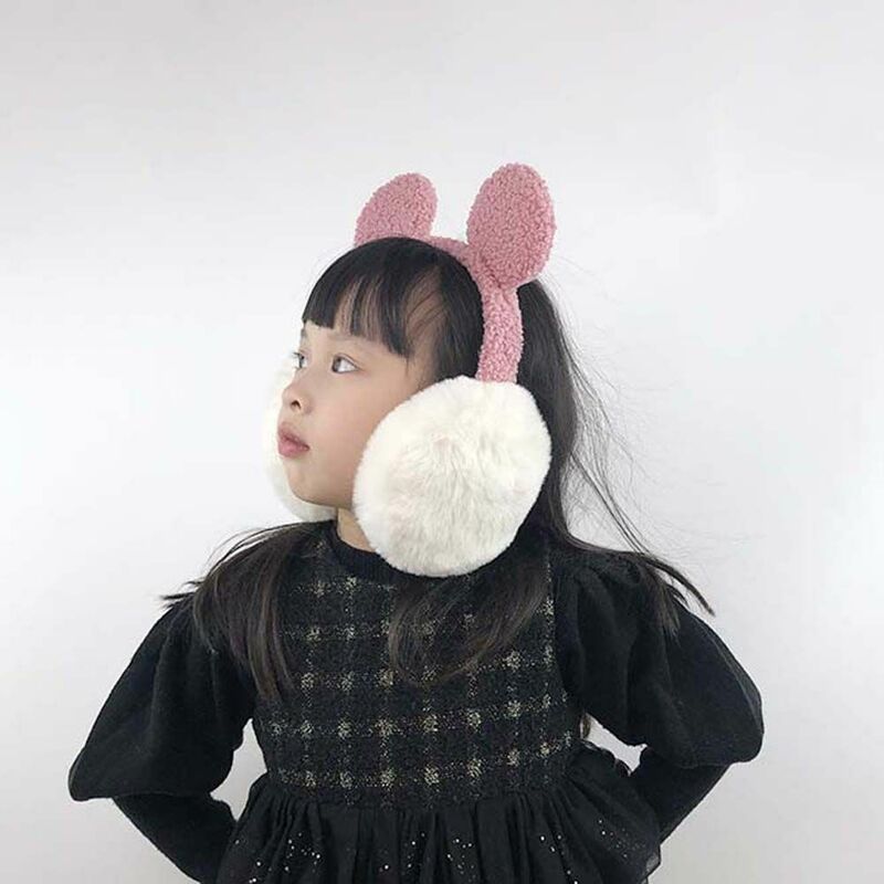 Soft Cute Winter Ear Lap Ear Warmer Ears Ear Wrap Plush Earflaps Kids Plush Earmuff Women Ear Cover
