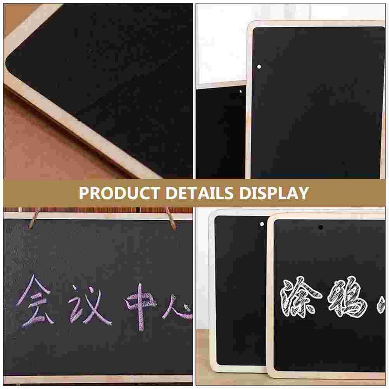 4/8/12PCS Mini Chalkboards Hanging Blackboard Double Sided Chalkboard Wedding Party Table Number Place Tag Message Board