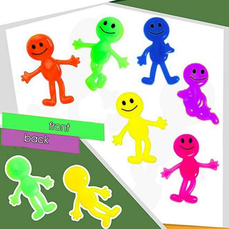 Juguetes suaves elásticos coloridos para niños, juguetes de estiramiento relajante, lindos juguetes portátiles de torsión, regalo de vacaciones para niños