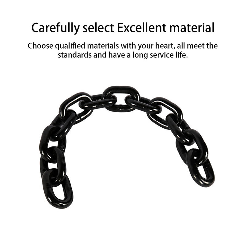 5m 6mm Warning Insulated Chain Protector Portable Road Crowd Barrier Guard Multi-functional Chains for Outdoor