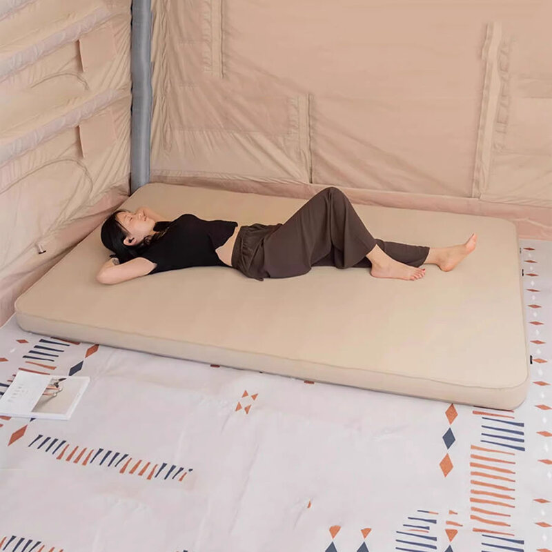 Sofá-cama inflável ao ar livre para casais, colchão de acampamento romântico dobrável, colchão sexy para adultos, material de acampamento