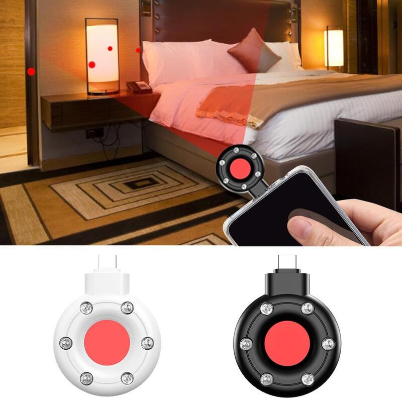 S300 كاميرا للكشف عن الأشعة تحت الحمراء ضوء المسح الضوئي مكافحة التجسس للكشف عن المقتفي الكاميرا الخفية مكتشف USB C ميناء للمنزل مكتب
