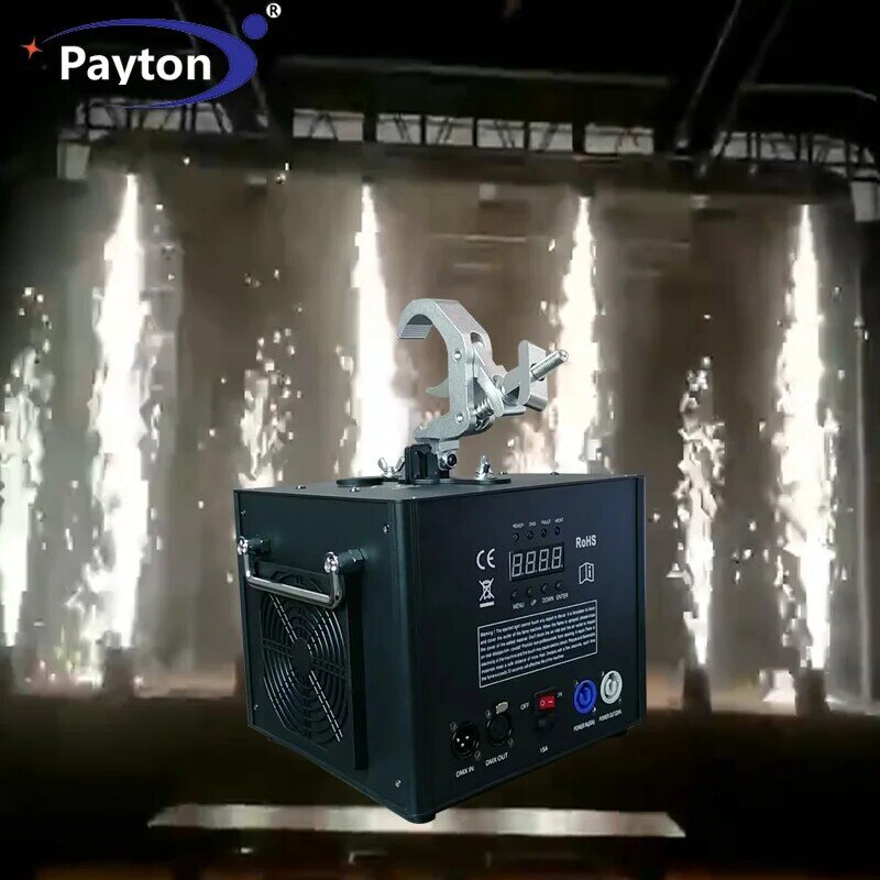 آلات الألعاب النارية الباردة آلة شرارة الباردة نافورة كلود سباركلر لحفل زفاف المرحلة