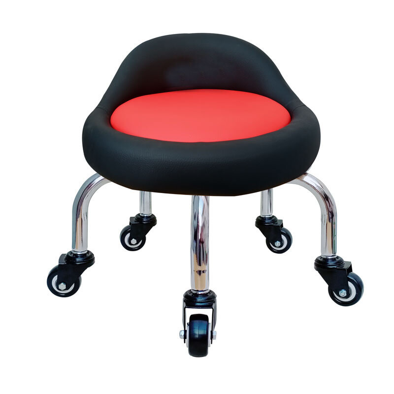Salon Furniture Pulley Small Stool Round Stool Sofa Pedicure Chair Work Low Stools Floor Cleaning Leisure Stool Office Footstool