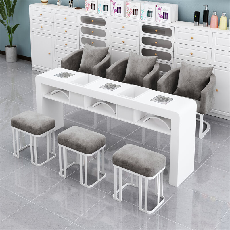 Desk Professional Manicure Table Dressing Aesthetic Office Luxury Manicure Table Designer Mesa Manicura Salon Furniture RR50MT
