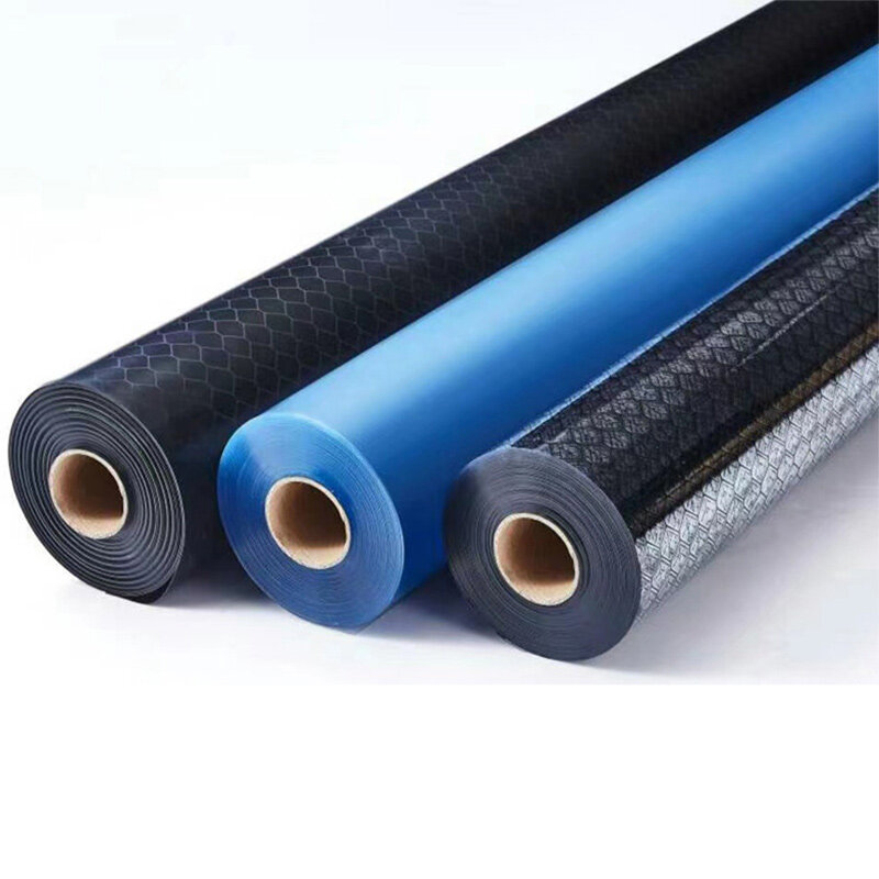 0,5mm 1,37x30m leitfähiger Reinraum anti statisch esd schwarz Gitter PVC Tür Vorhang folie für elektronische Fabrik