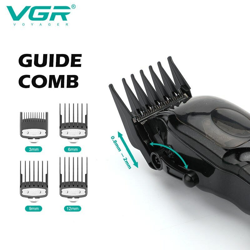 VGR002 9000 об/мин магнитный двигатель салон машинка для стрижки волос Беспроводная перезаряжаемая профессиональная машинка для стрижки волос для мужчин