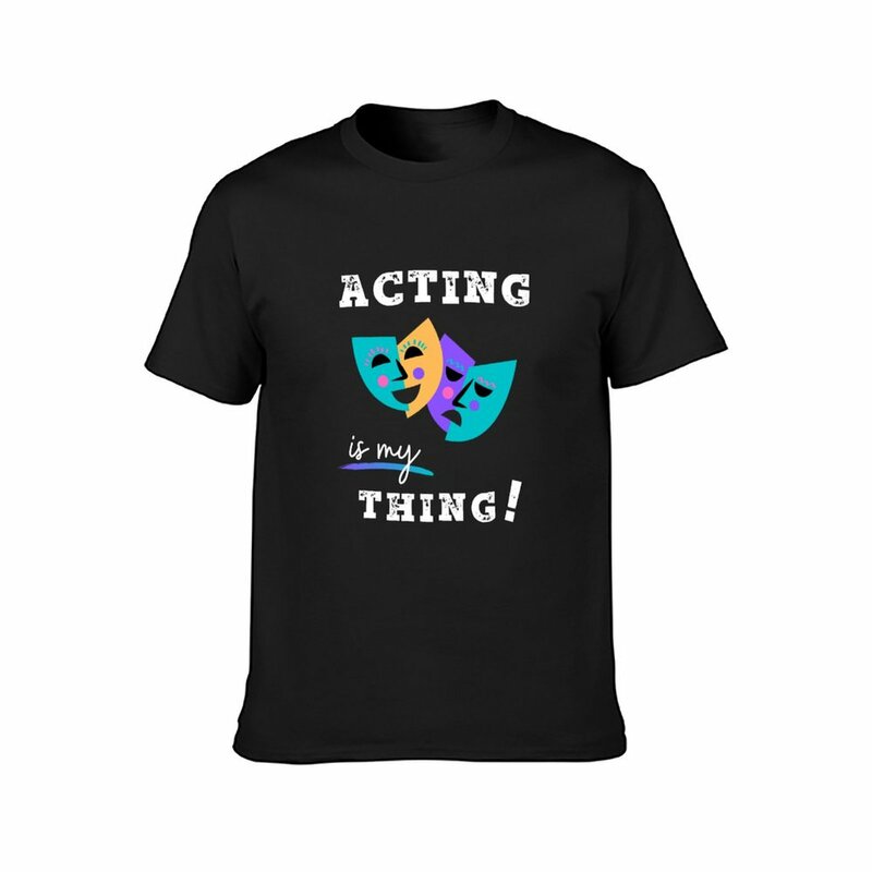 Action is my thing t-shirt kawaii clothes sweat tops magliette in cotone da uomo