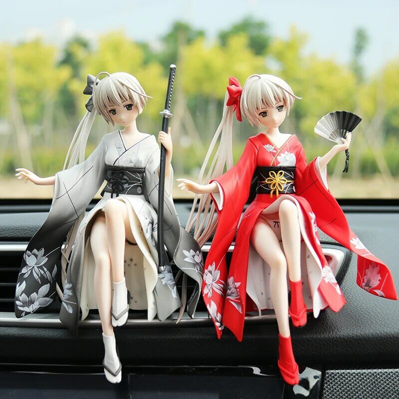 Japão anime figura kasugano sora figura coleção de ação pvc sentado posição pode mudar as mãos livres 3m gluemodel brinquedos presentes
