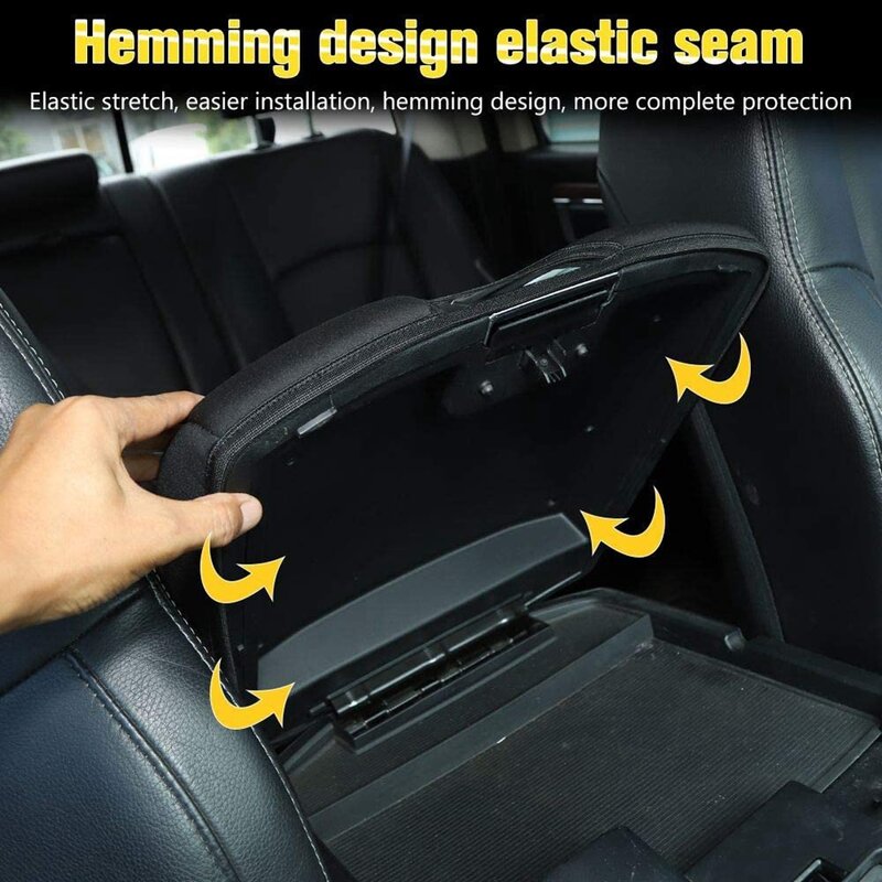 Cubierta de almohadilla para Reposabrazos de consola central de coche, accesorios interiores para Dodge Ram 1500, 2010-2017