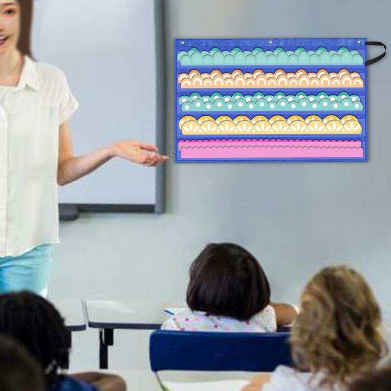 教室の収納ポケットチャート、掲示板の境界線の表示、耐久性、教師の壁の境界線、教室のオーガナイザー