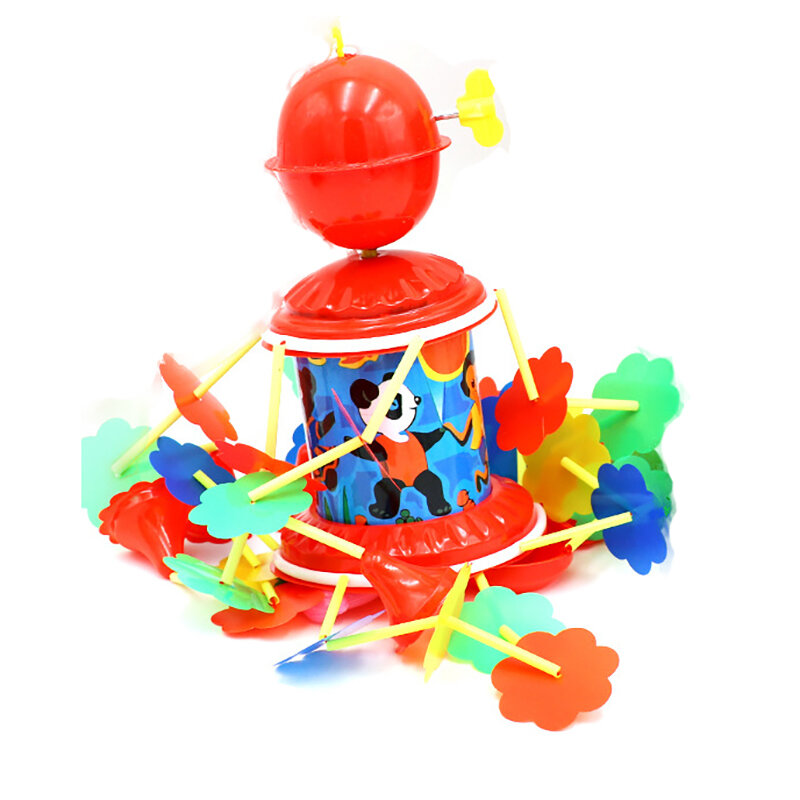 35CM New Creative Educational Spinning Fun Toys Cartoon Wind-up Wind Chimes Children's Wind-up Dangling Piano Hair Bar Toys