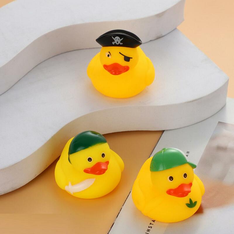 Patos de borracha Brinquedos de banho para crianças, Float Squeaky Sound Duck, Engraçado Natação Água Play Game, Baby Shower Presente para crianças
