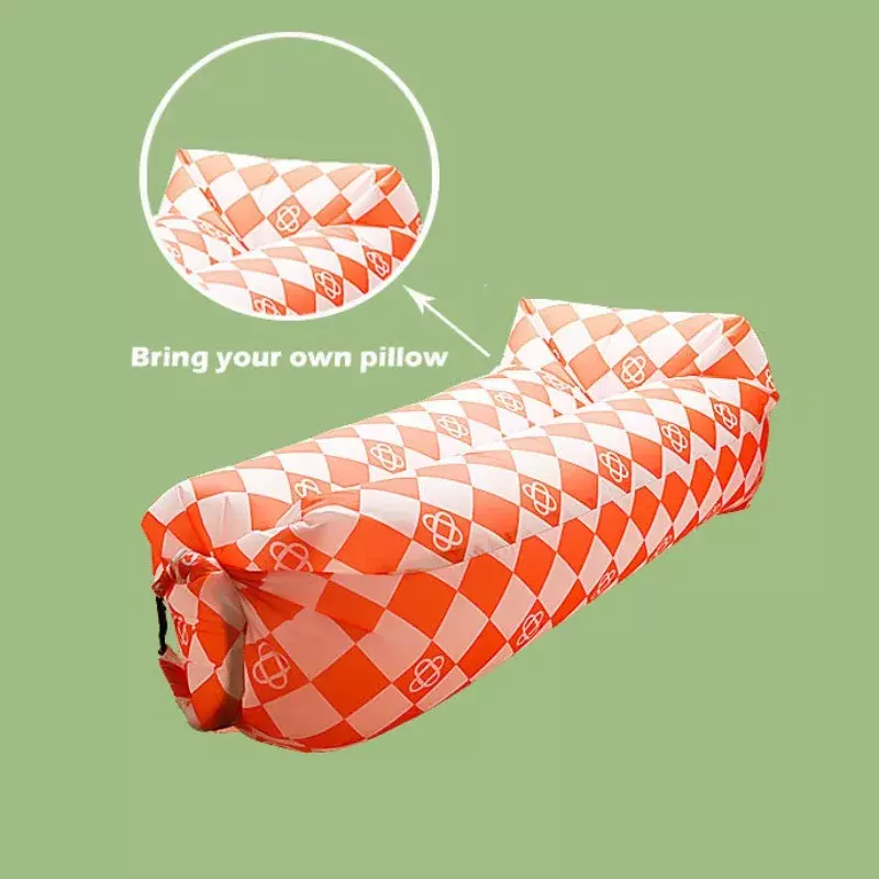 Outdoor Air Inflatable Lazy Sofa Bag Portable Camping Sofa Mattress Music Concert Festival Recliner