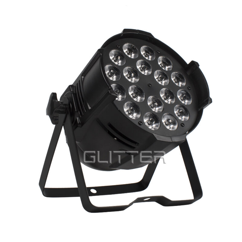 Luces LED de aleación de aluminio para DJ, iluminación RGBW, gran tamaño, 4 en 1, GSL1804, 18x10W