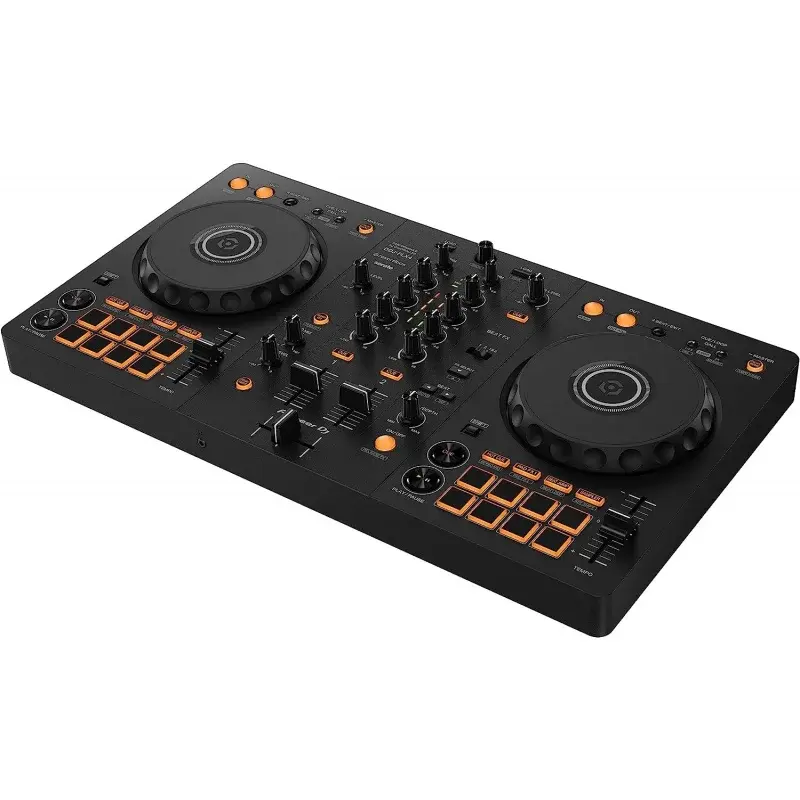 Pioneer DJ DDJ-FLX4 2-палубный графитовый контроллер и Serato DJ