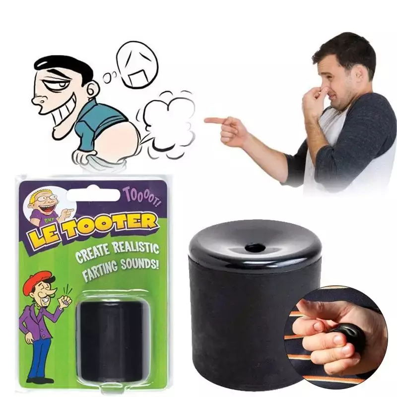 Farting Sounds Fart Pooter Gag Joke Machine Party Squeeze The Fart Tube Funny Spoof Plastic Toys for Children's Gift Prank Toys