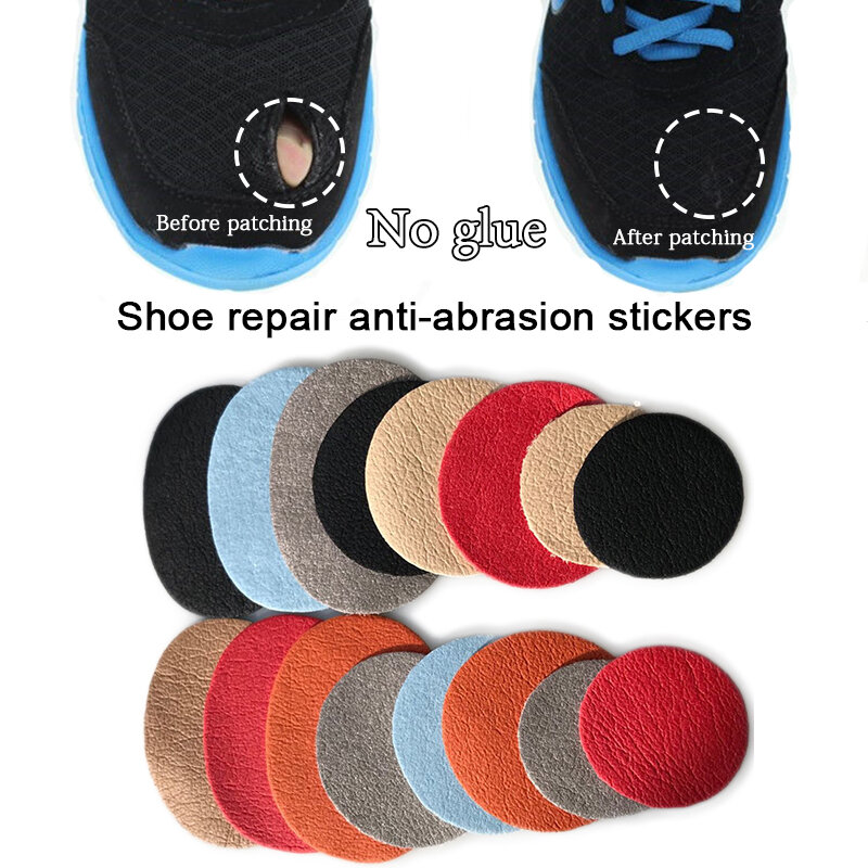 6Pcs Sports Shoes Patches Vamp Repair Shoe Insoles Patch Sneakers Heel Protector Adhesive Patch Repair Heel Anti-wear Heel Pads