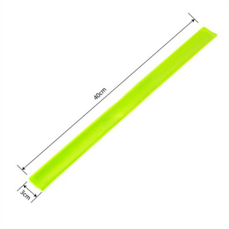 1pc 40cm Reflektierende Strap für Sport Laufen Radfahren Reflektierende Streifen Warnband für Radfahren Sicherheit Hosen Reflektor Material