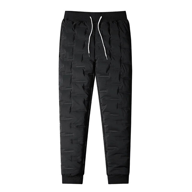 M-6xl Men Winter Fleece Sweatpant Pants Lined Thick Thermal Trousers Casual Athletic Joggers Loose Warm Pants Fashion Plus Size
