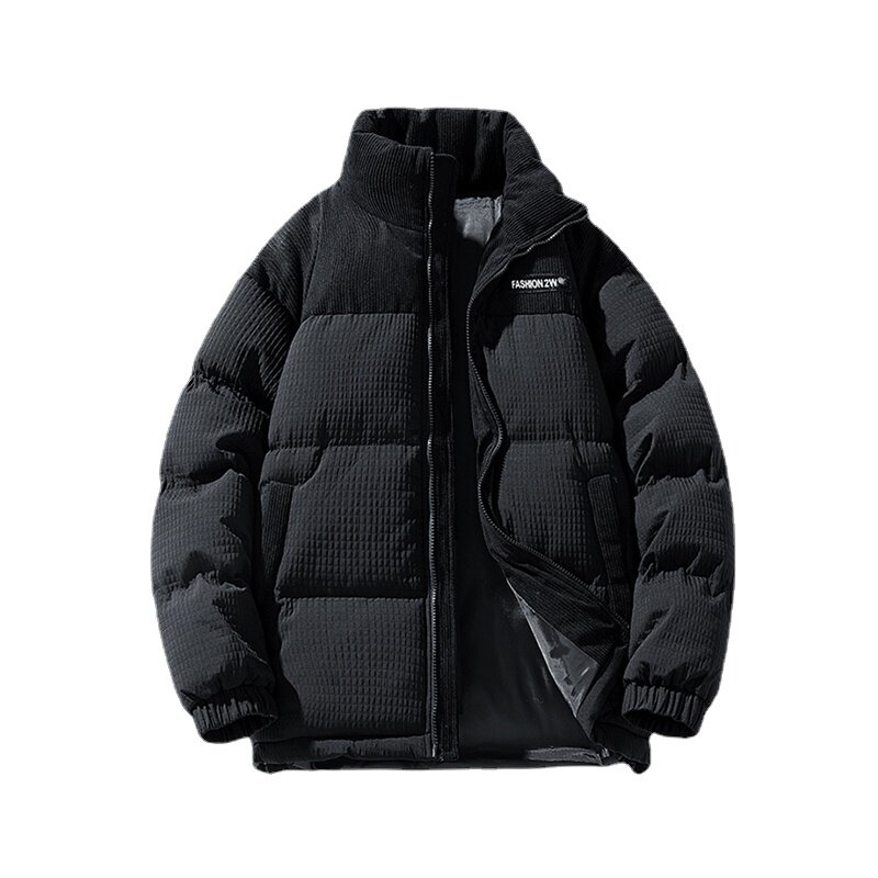 Męska kurtka zimowa moda męska kurtki termiczne kurtki Casual Classic Outwear wiatrówka ciepła watowana odzież męska W43