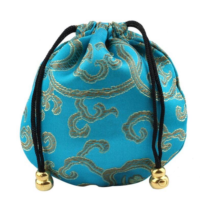 Imitation Silk Drawstring Bags Lucky Bag Jewelry Bags Jewelry Organizers Gift Small Businesses Packaging Candy Gift Storage Bags